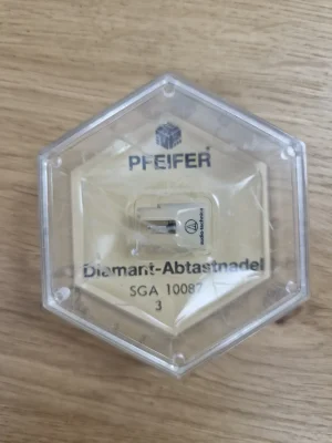 Pfeifer Diamant-Abtastnadel SGA 10087 für Audio-Technica in sechseckiger Verpackung
