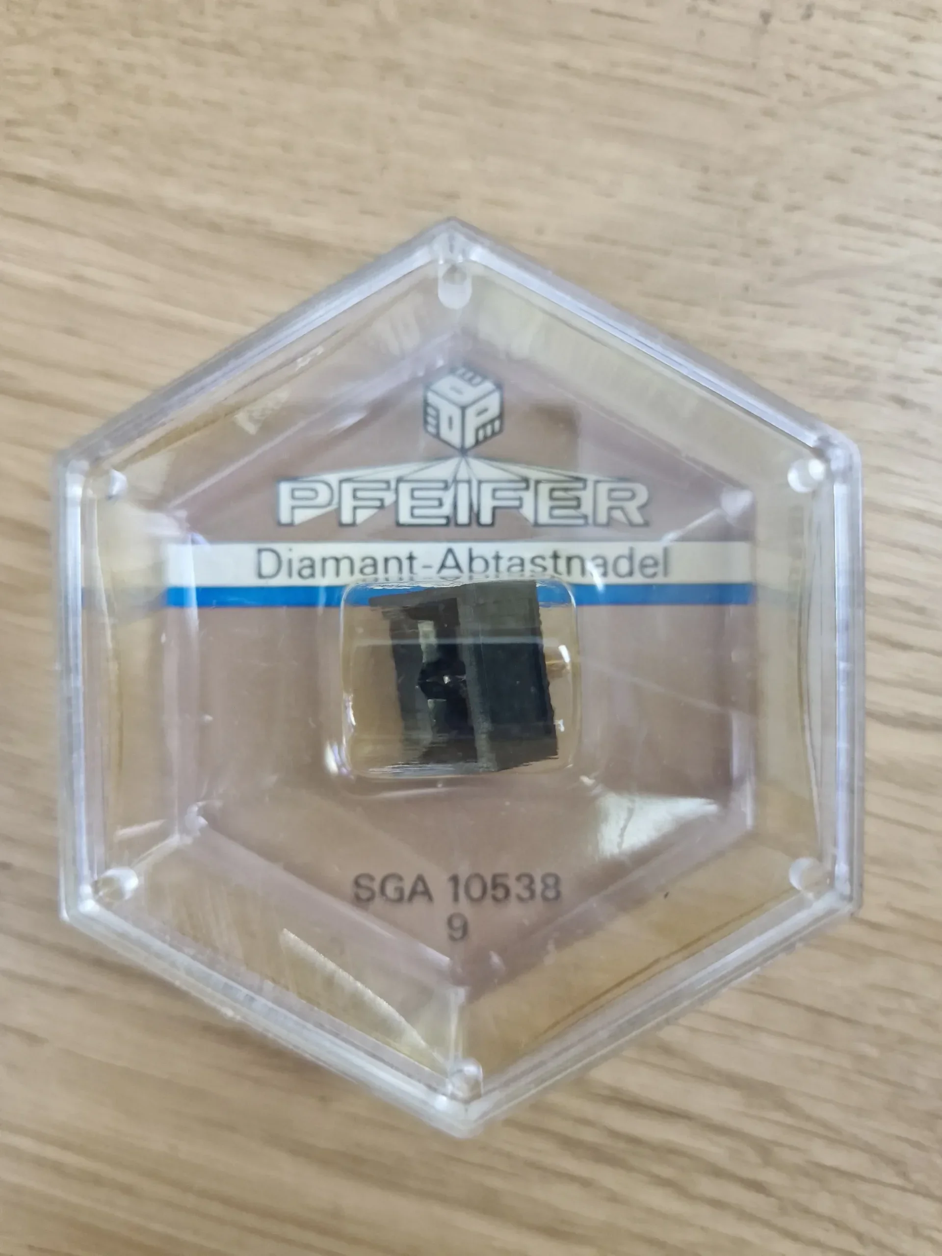 PFEIFER Diamant-Abtastnadel SGA 10538 in transparenter Hexagon-Verpackung