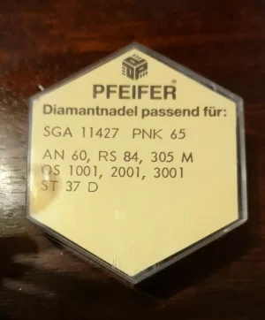 Pfeifer Diamant Nadel NEU SGA 11427 Plattenspieler B2