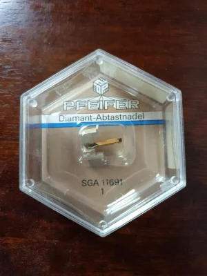 Pfeifer Diamant-Abtastnadel SGA 11691 in transparentem Sechskant-Etui