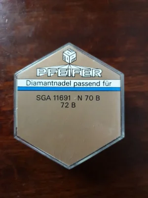 Rückseite der Pfeifer Verpackung mit Kompatibilitätsangaben SGA 11691, N 70 B und 72 B