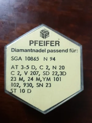Pfeifer Diamant Nadel SGA 10865 B2