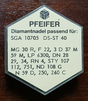 Pfeifer Diamant Abtastnadel SGA 10705 B3