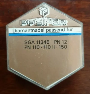Rückseite der Pfeifer Verpackung mit Kompatibilitätsangaben PN 12, PN 110, PN 150