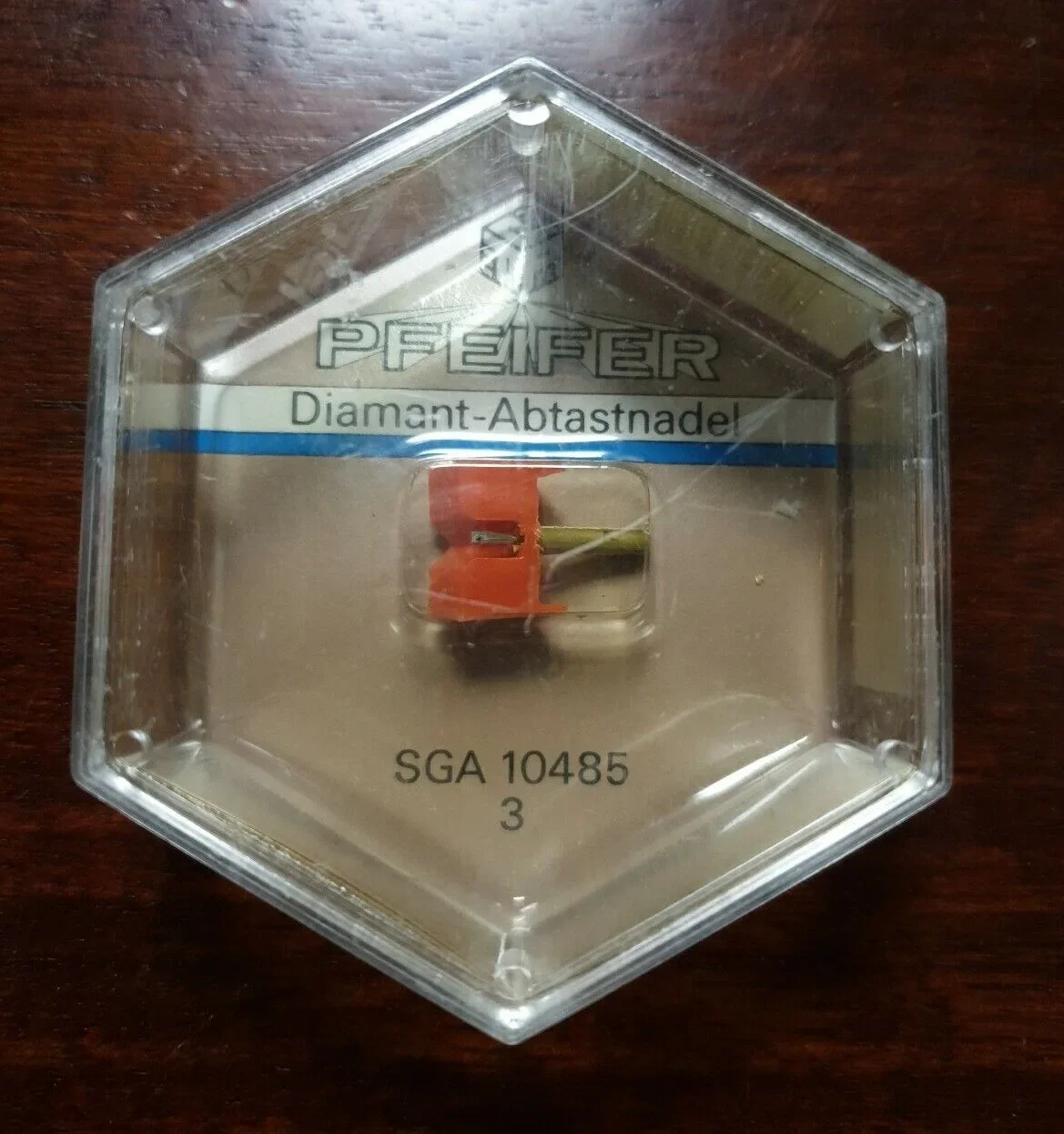 Pfeifer Diamant-Abtastnadel SGA 10485 in hexagonalem Transparent-Etui