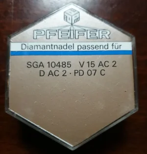 Rückseite der Pfeifer Verpackung mit Kompatibilitätsangaben V 15 AC 2 D AC 2 PD 07 C