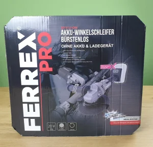 Ferrex Pro Akku Winkelschleifer Vorne