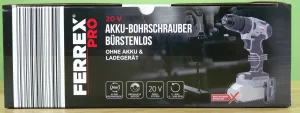 Ferrex Pro Akku Bohrschrauber Seite