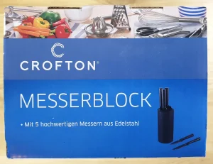 Crofton Messerblock Oben Schwarz