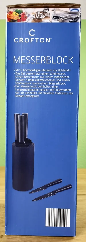 Crofton Messerblock Seite 1 Schwarz