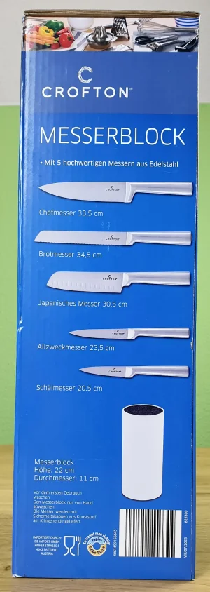 Crofton Messerblock Seite 2 Weiss