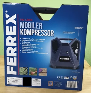 Mobiler Kompressor Hinten