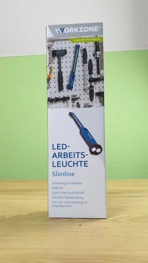 Workzone LED-Arbeitsleuchte Slimline von vorne