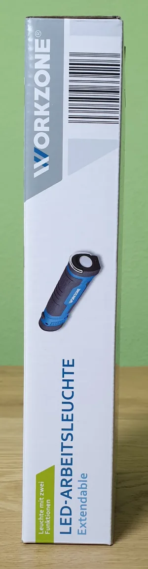 Workzone LED-Arbeitsleuchte Extendable von Seite 1