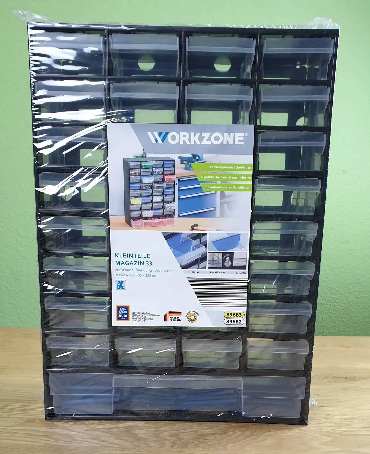 Produktbild von Workzone Kleinteile Magazin 33 von vorne