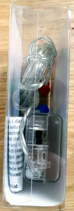 Produktbild der JESCollection Lichterkette LED fairy lights mit ihren 10 LEDs von der Seite