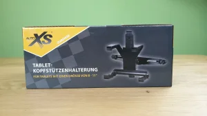 Verpackung der Tablet-Kopfstützenhalterung, geeignet für Tablets mit einer Größe von 8 bis 11 Zoll von der Seite