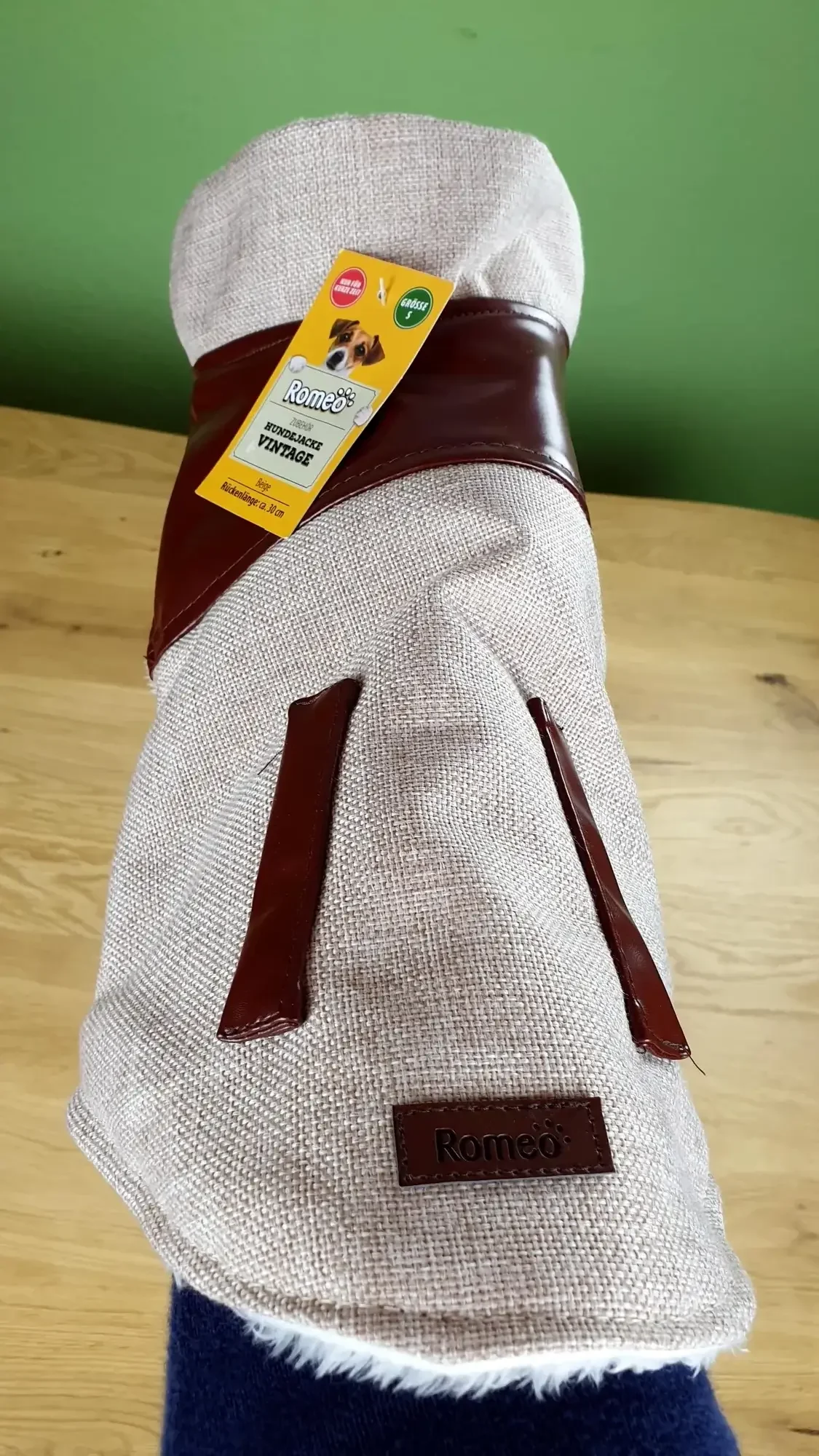 Romeo Hundejacke Vintage 30cm Rueckenlaenge 1