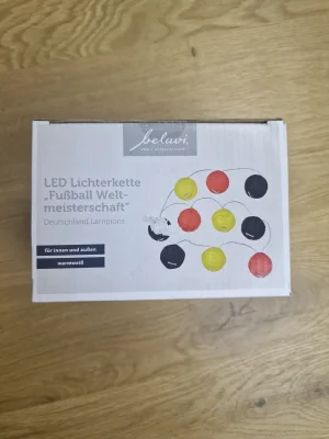 Belavi LED Lichterkette Deutschland Lampions Produktverpackung