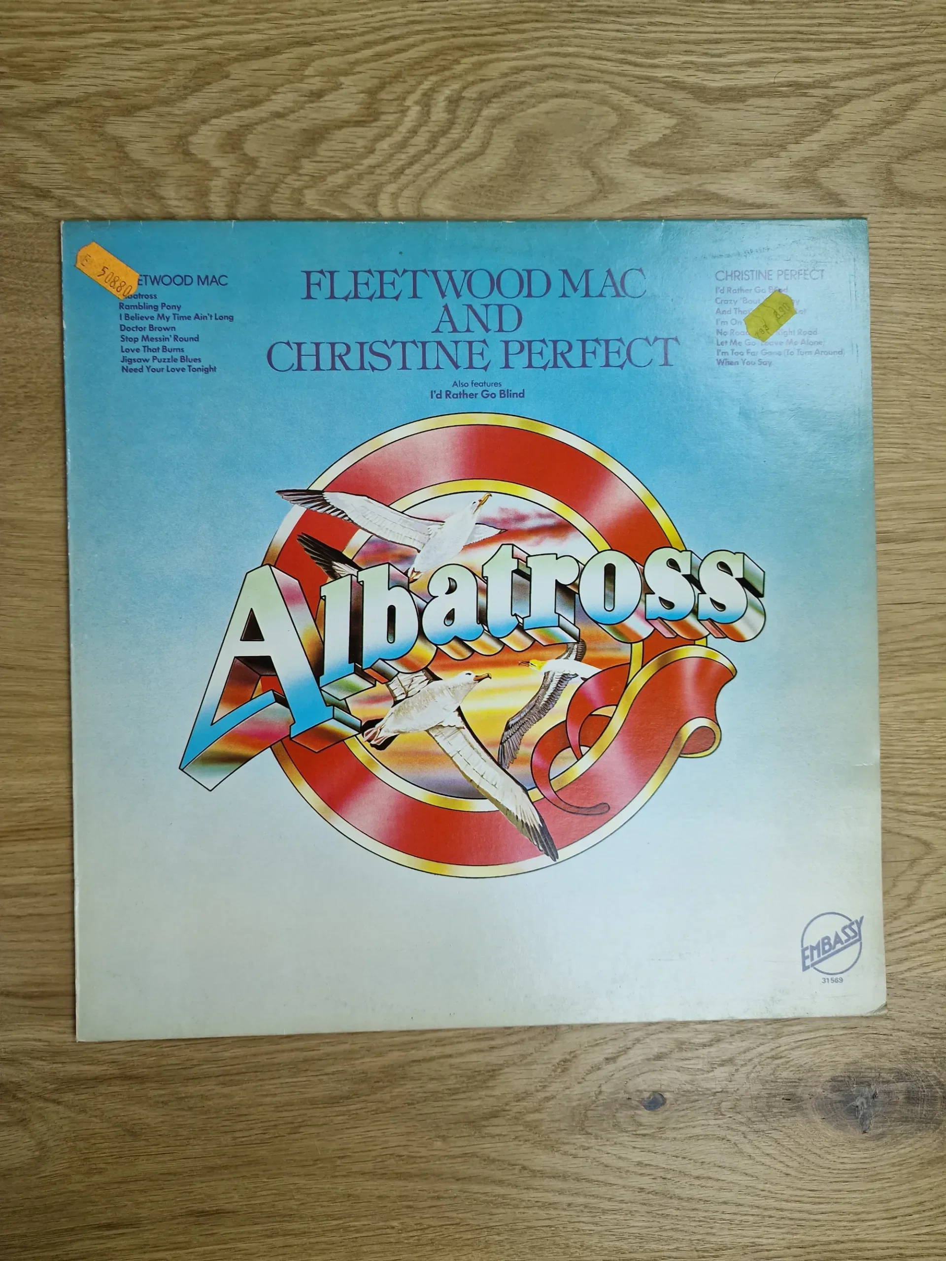 Fleetwood Mac und Christine Perfect Albatross Vinyl LP Album Cover Frontansicht
