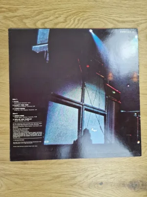 Rückseite des Live Cream Albums von Cream mit Trackliste und Produktionsdetails