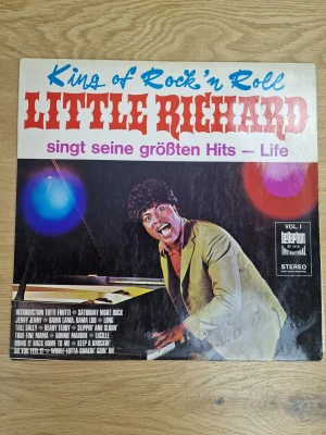 Cover-Vorderseite der Vinyl-Schallplatte Little Richard - King of Rock 'n Roll singt seine größten Hits - Life Vol. I auf Bellaphon International