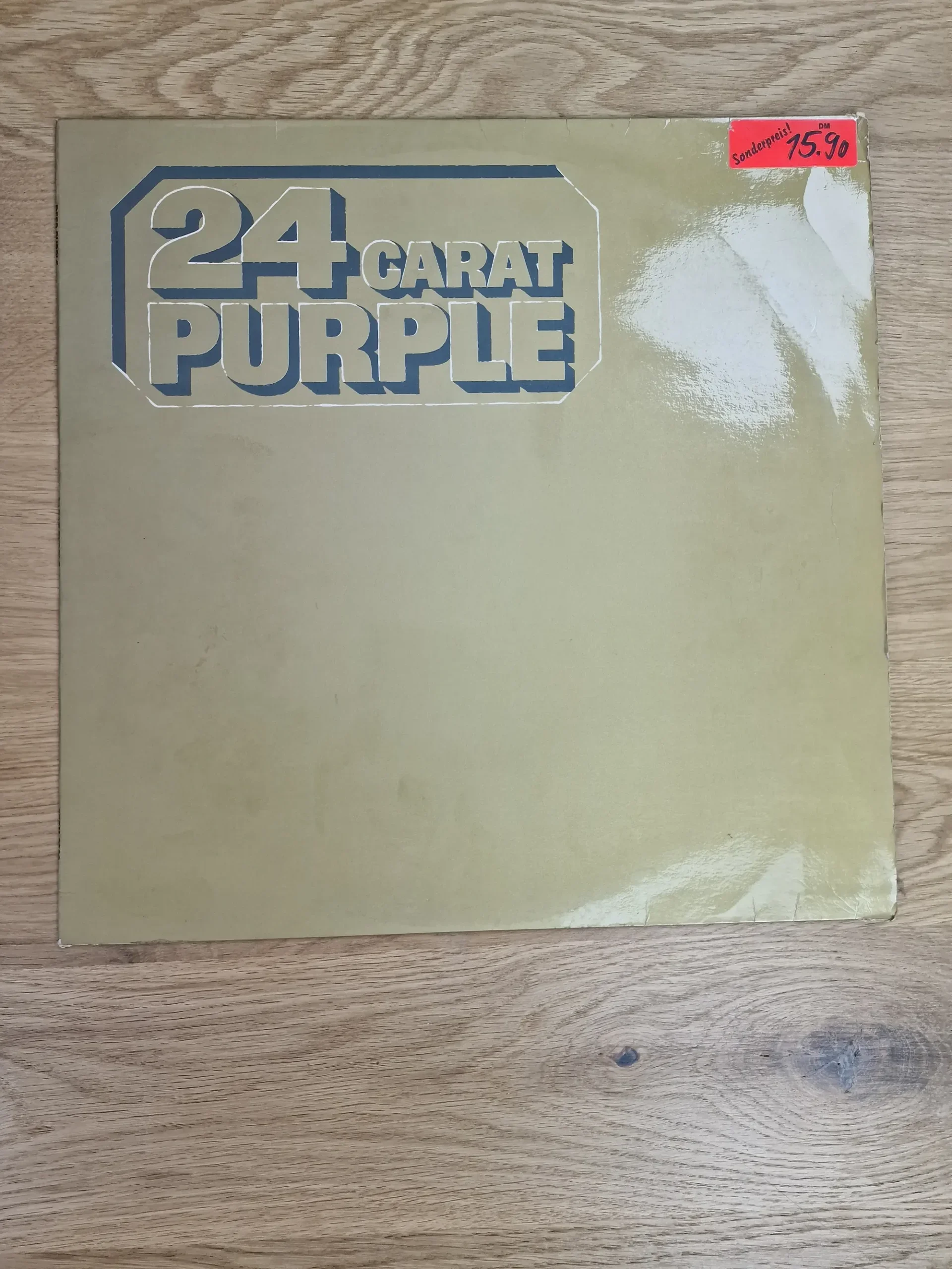 Vorderseite der Deep Purple 24 Carat Purple Vinyl Schallplatte