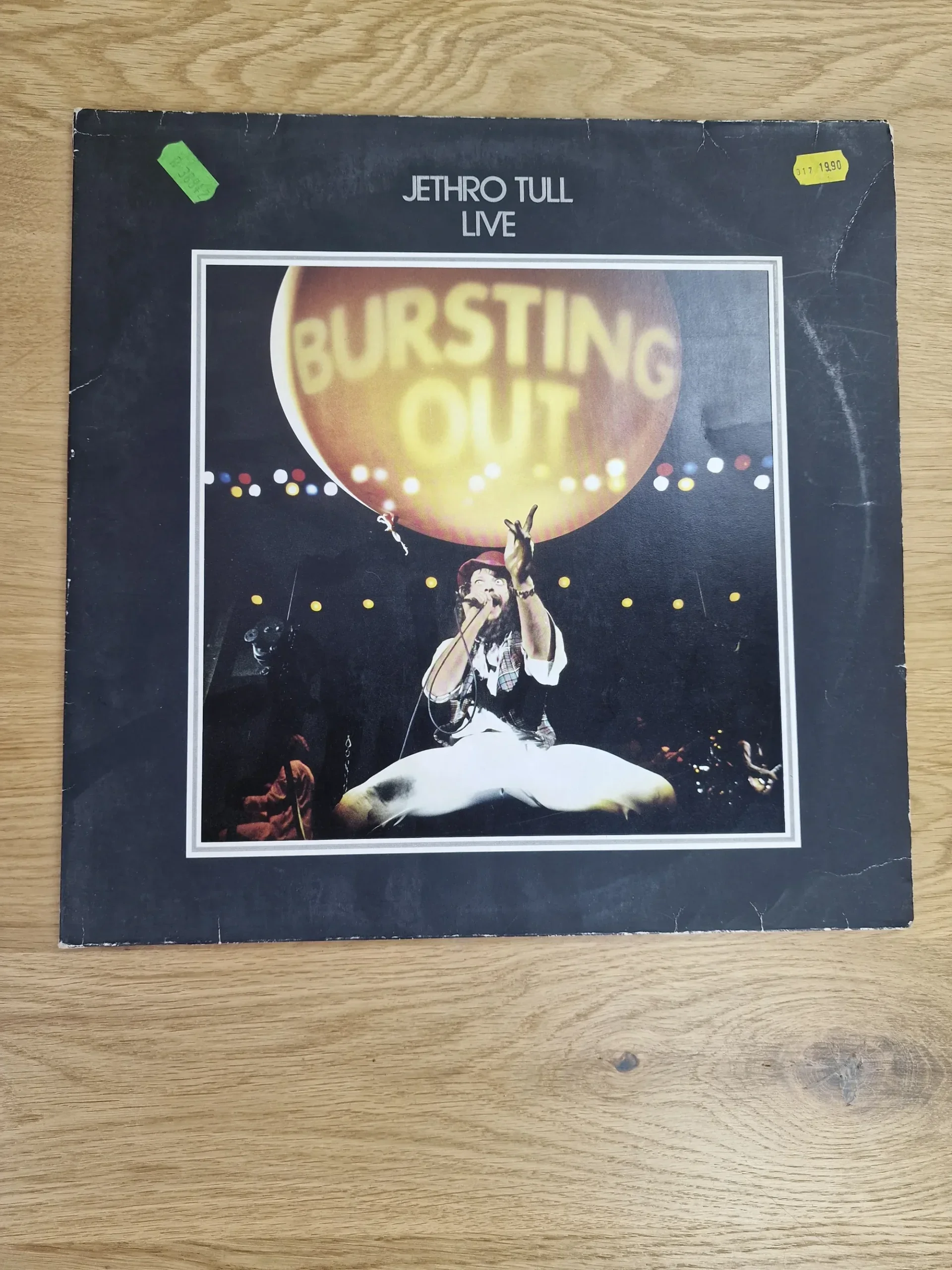 Jethro Tull Live Bursting Out Schallplatten Album Cover Frontansicht