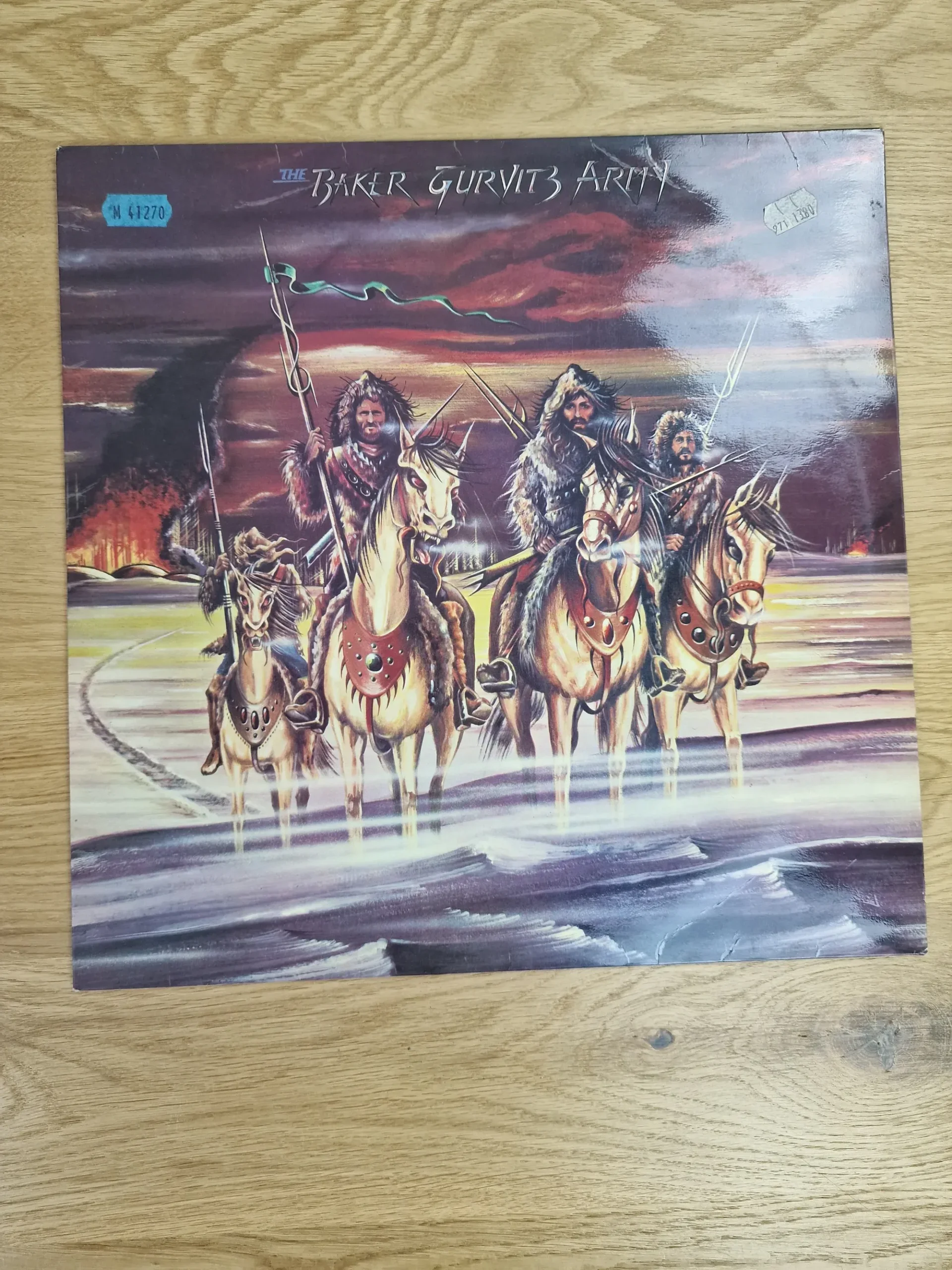 Vorderseite der Schallplatte The Baker Gurvitz Army mit Reiter-Artwork