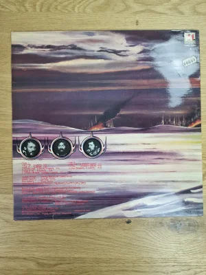 Rückseite des Vinyl-Albums The Baker Gurvitz Army mit Trackliste und Porträts der Bandmitglieder