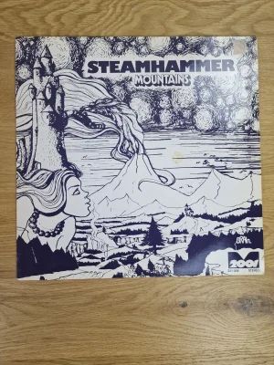 Vorderseite der Vinyl LP Cover Steamhammer - Mountains auf Brain Metronome 2001