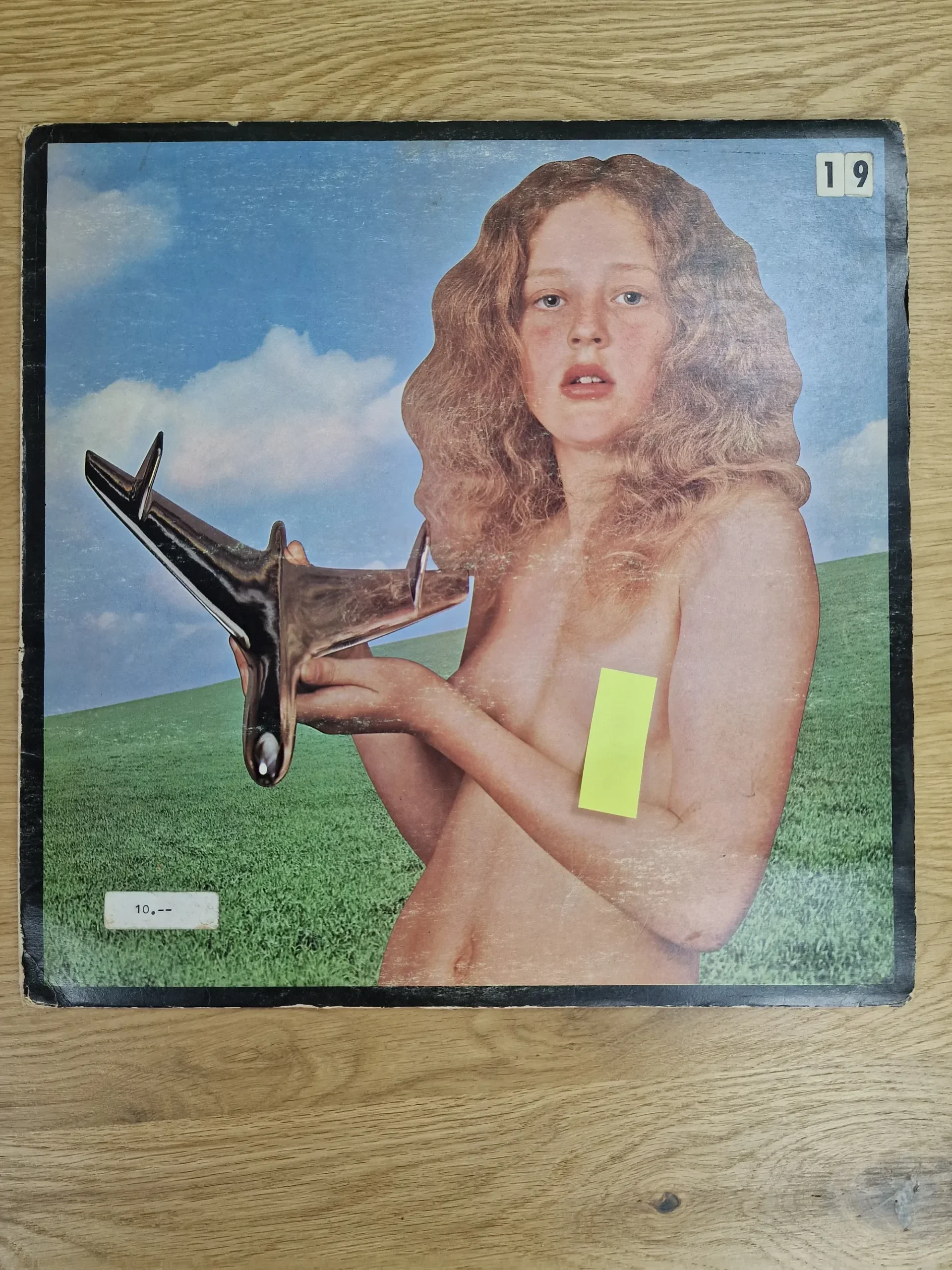 Vorderseite der Blind Faith Vinyl LP Hülle mit dem ikonischen Motiv