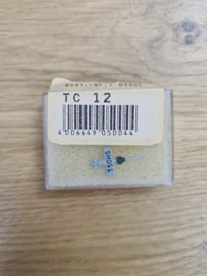Ersatznadel TC 12 T50HS für Plattenspieler in Originalverpackung mit Barcode
