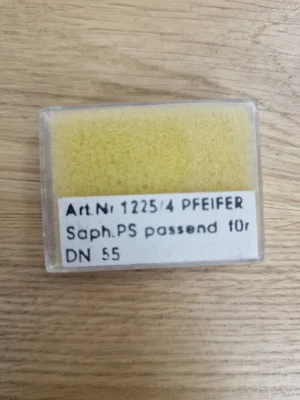 Verpackungsbeschriftung Pfeifer Art. Nr. 1225/4 Saph. PS passend für Dual DN 55
