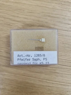 Pfeifer Saphir PS Plattenspielernadel Art.-Nr. 1285/8 passend für KS 23 in der Verpackung