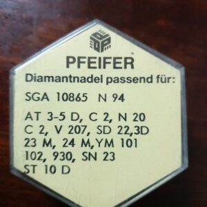 Pfeifer Diamant Nadel für Lenco N / M 94 – Piezo Y 930