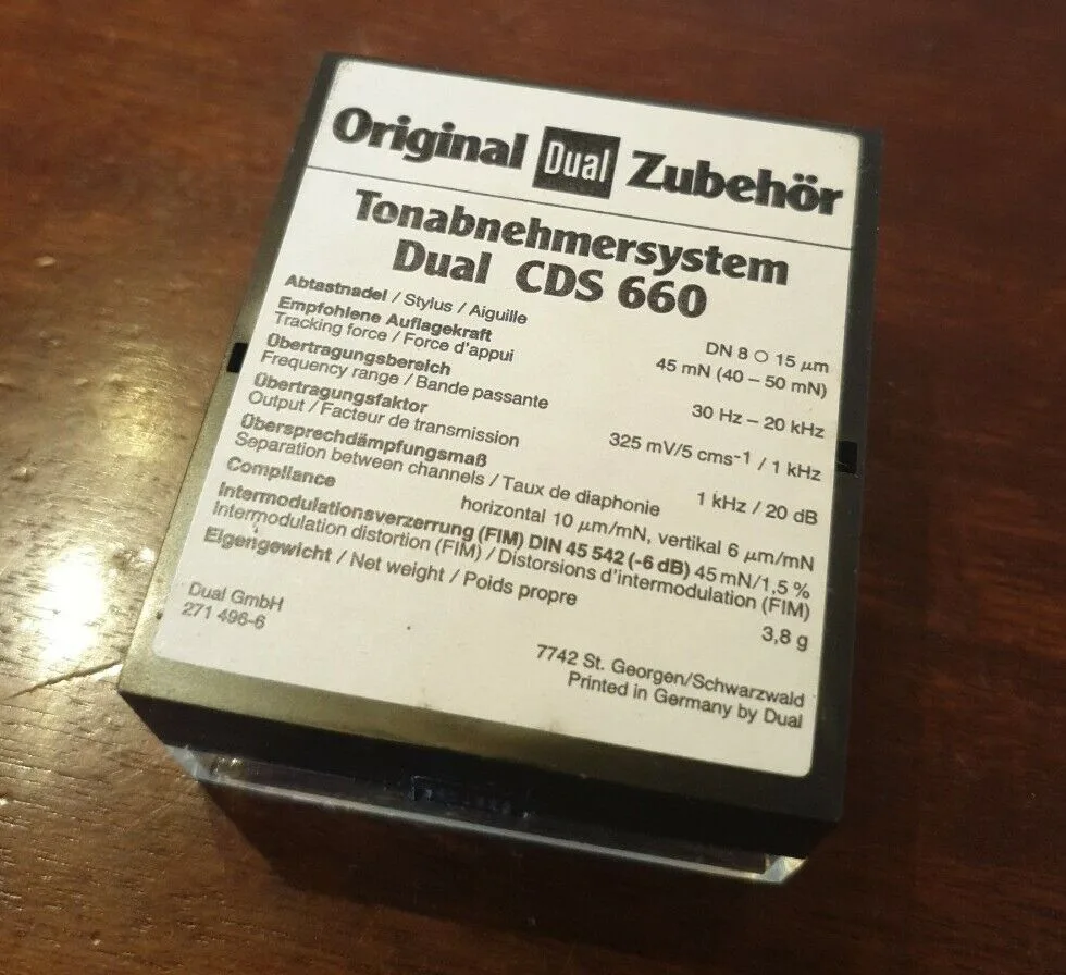 Tonabnehmersystem Dual CDS 660 B3 jpg