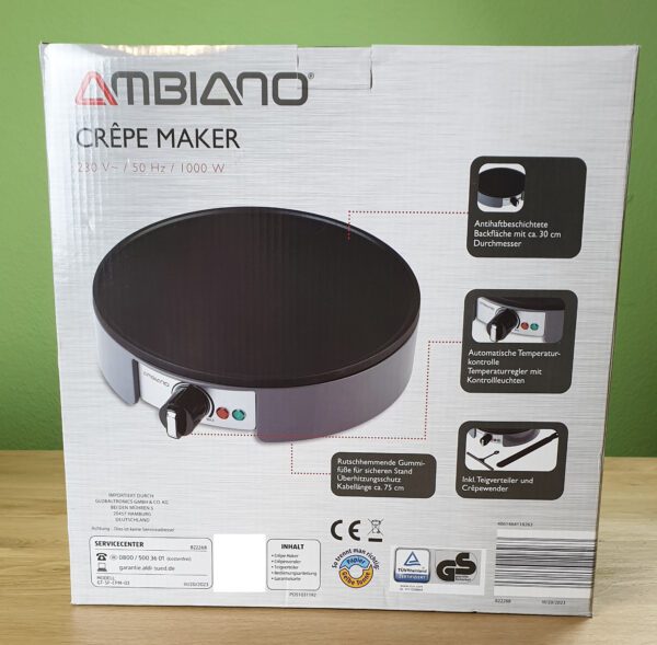 Produktbild von Ambiano Crêp Maker