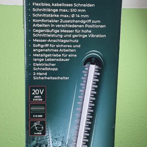 FERREX® AKKU Heckenschere FAH 20-I1 ohne Akku & Ladegerät