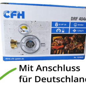 CFH® DRF 404A Gasdruckregler mit Manometer 50 mbar