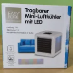 EASYHOME® Tragbarer Mini-Luftkühler mit LED