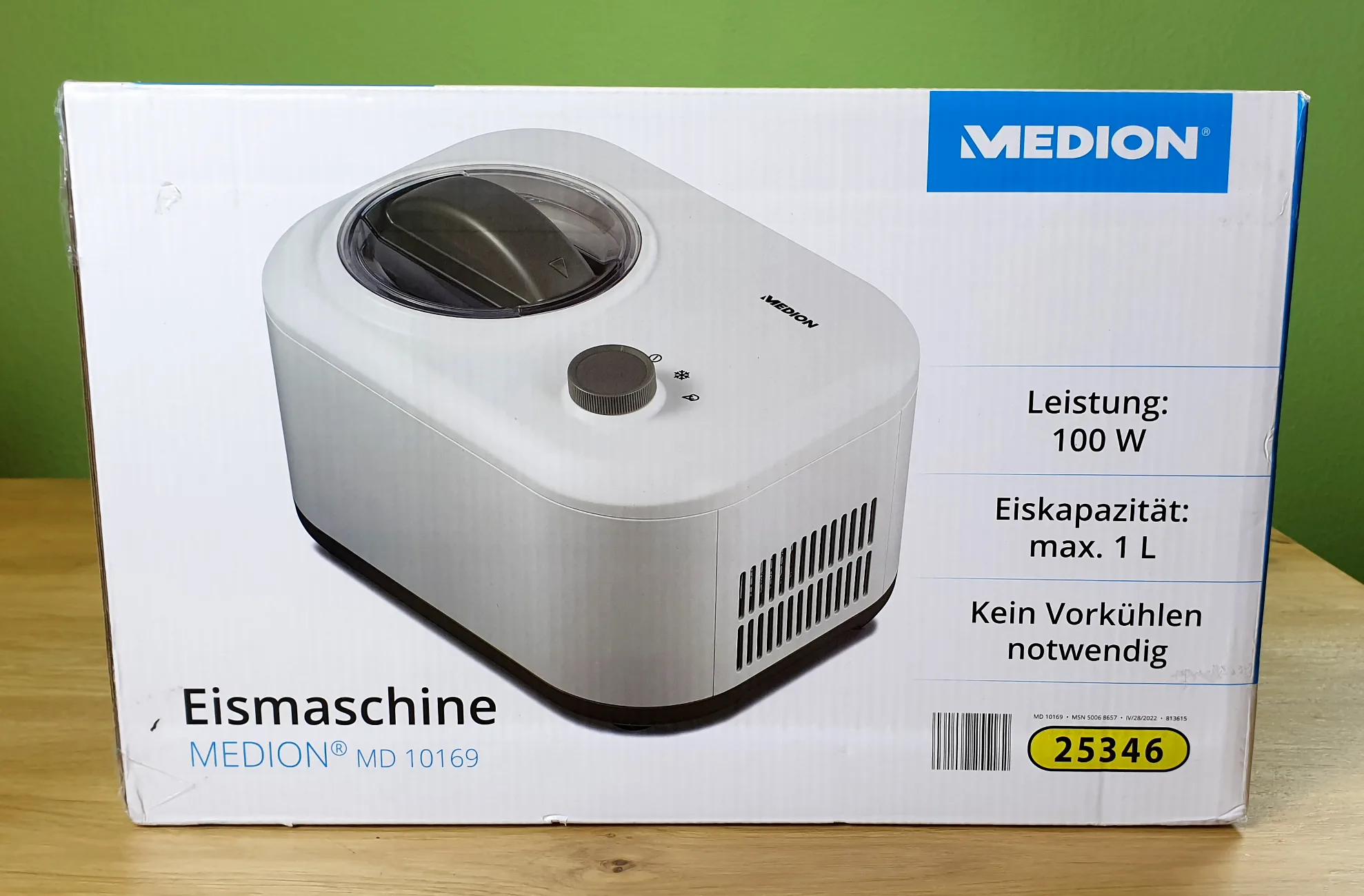 Medion MD 10169 Eismaschine Hinten jpg