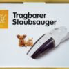 Easy Home Tragbarer Staubsauger Weiss Oben