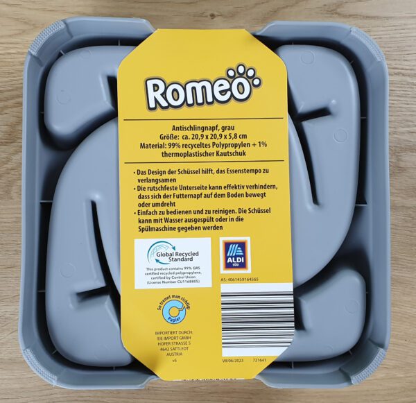 Romeo Antischlingnapf Hinten jpg