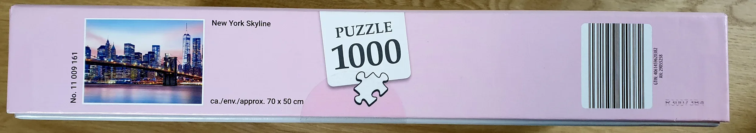 1000-Teile-Puzzle-NewYork-Seite-4 Produktbild des 1000 Teile Puzzles mit der New York Skyline von Seite 1