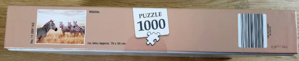 Produktbild des 1000 Teile Puzzles mit der Wildlife von der 1. Seite