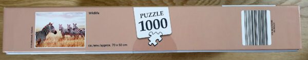 Produktbild des 1000 Teile Puzzles mit der Wildlife von der 3. Seite