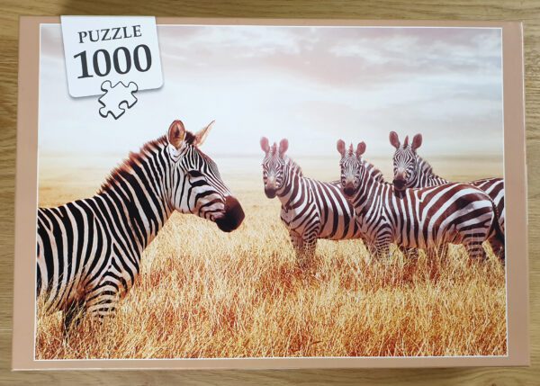 Produktbild des 1000 Teile Puzzles mit der Wildlife von vorne