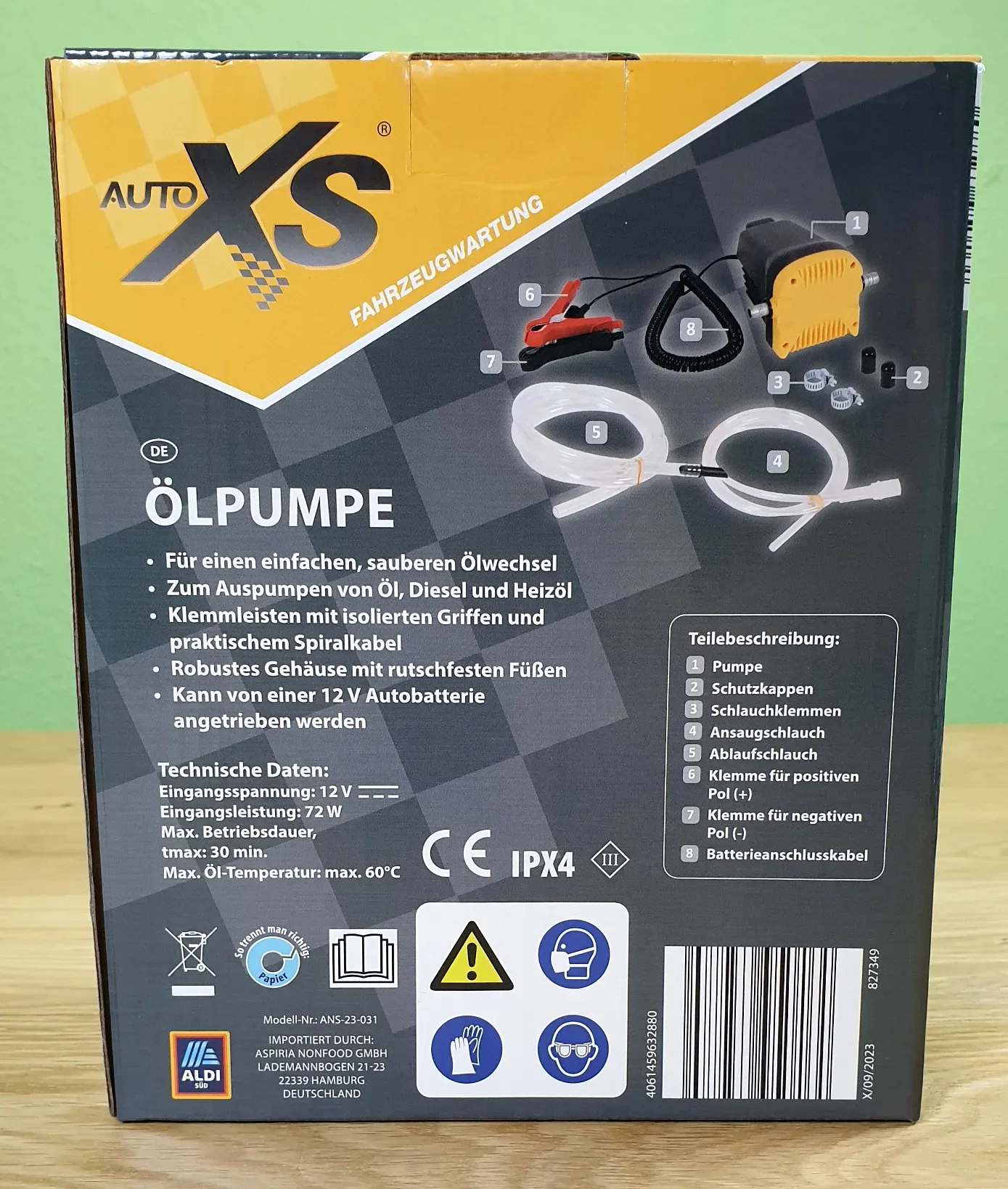 AutoXS-Ölpumpe-hinten Produktbild von AutoXS Ölpumpe von hinten