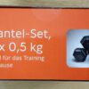 Produktbild des crane Fitness Hantel Sets von oben